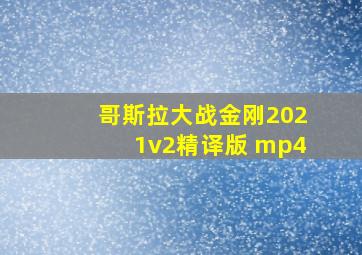 哥斯拉大战金刚2021v2精译版 mp4